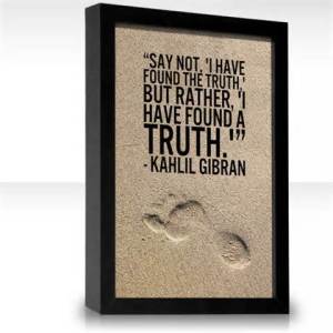 pic of khalil gibran truth quote