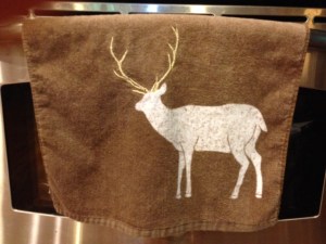 My most recent towel--from Mama this past Christmas.  It will always remind me of our precious times together.  