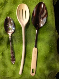Spoons from my Great Great Aunt, my Granny, and my Great Aunt