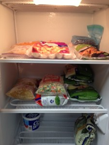 Only thing left is to move the other things back from the little freezer tomorrow. Whoo hoo!