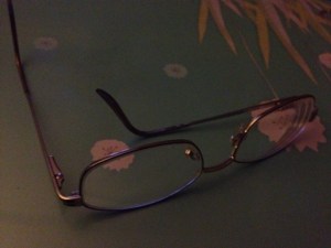 pic of my glasses