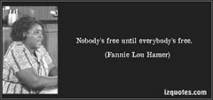 Another version of the "Many leaves, one tree" line that's been running through my mind.  So true--we're all in this together, aren't we?