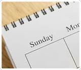 pic of Sunday calendar
