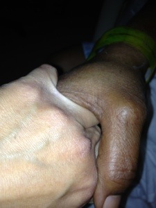 My sweet friend took my hand and my heart and wrapped them both in warmth.