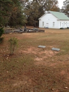 The precious church and cemetery out at Little Union.  