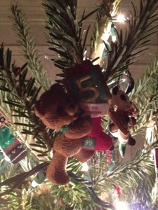 From Aub's Christmas Number 5. Thankful to my friend who started us collecting ornaments for Aub.