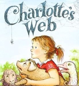 Charlotte's Web, written by E. B. White and illustrated by Garth Williams from http://www.thegrandmacon.com/web/ 