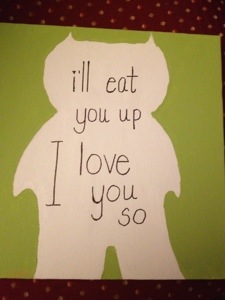 Quote from "Where the Wild Things Are" by Maurice Sendak