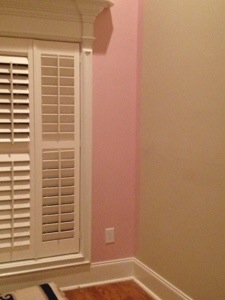 Three quarters of the way there--with this lovely color called "Sweet Baby's Breath."  