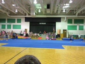 Rocking the Ninja moves to the theme from Mission Impossible. 