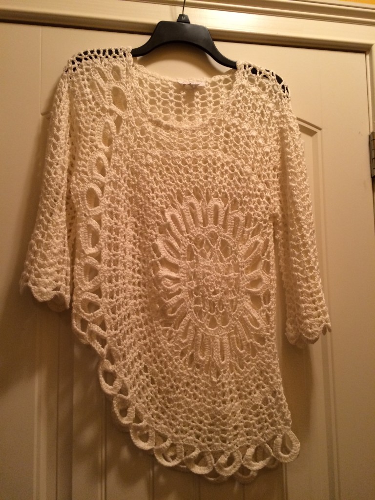 My tablecloth top.  I love it so much.  