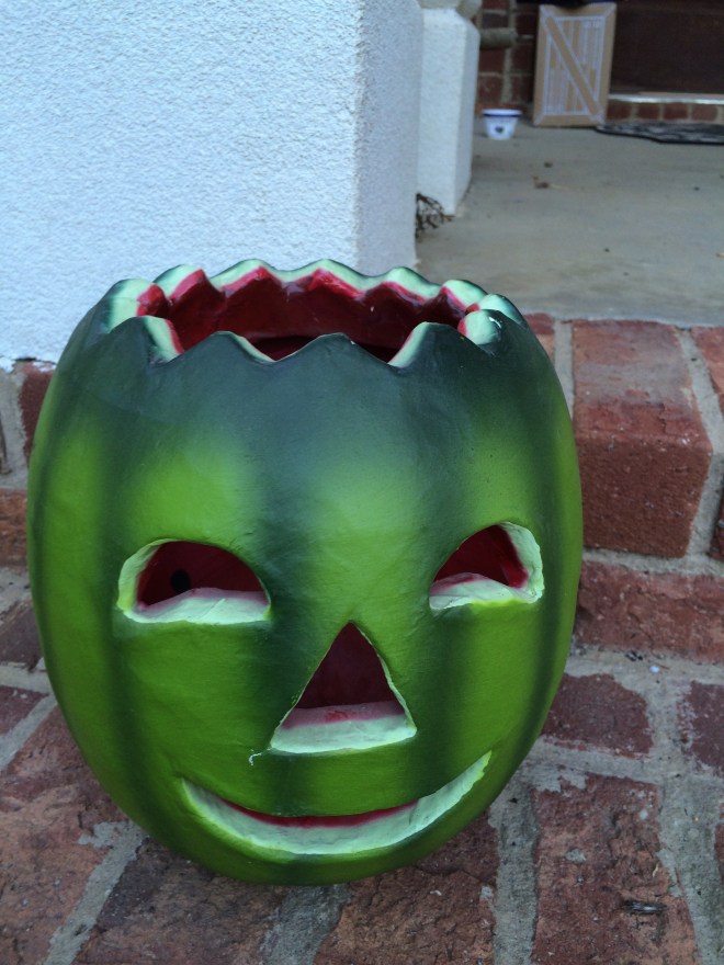 We are equal opportunity vine fruit carving folks.  ;)  Cooter really thought this one was clever.  