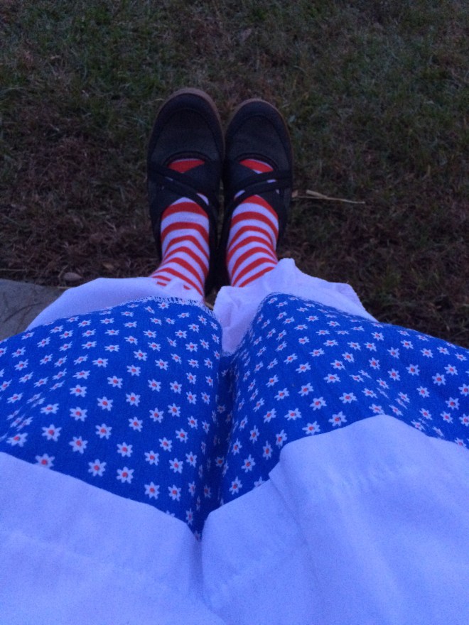 I am so in love with these socks, y'all!  All three of them. *sigh*