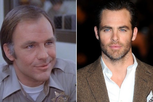 Robert and Chris Pine