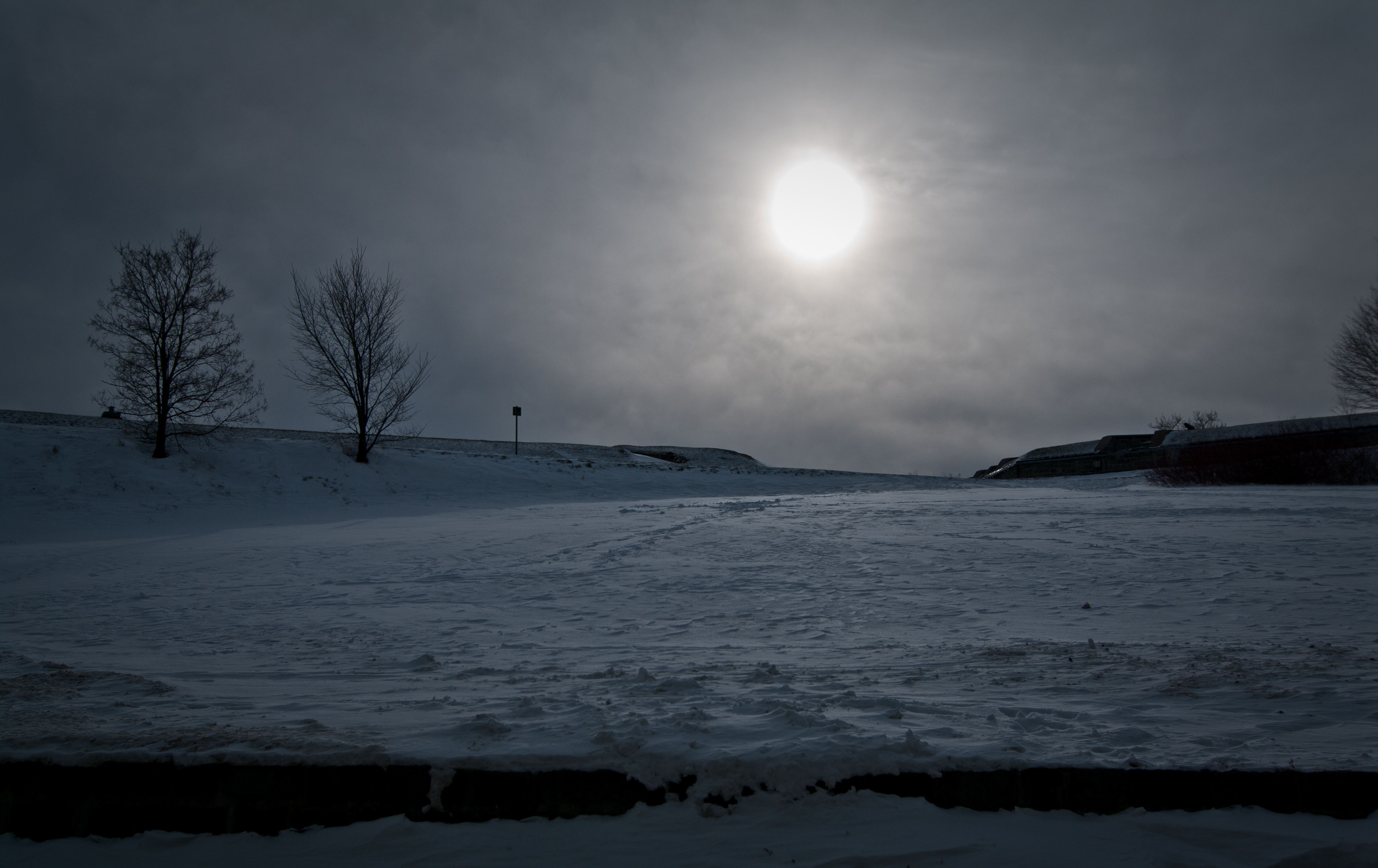 Cold Sun Landscape